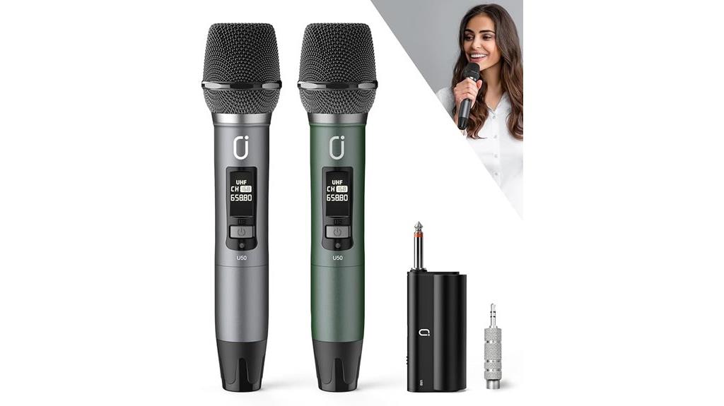 wireless uhf microphone system