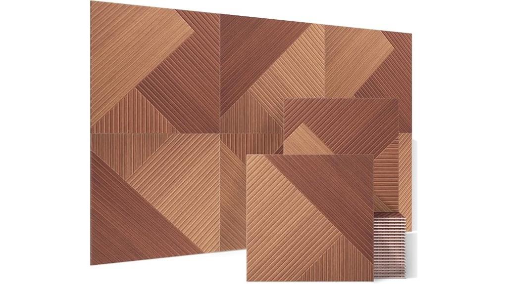 wood pattern acoustic wall panels