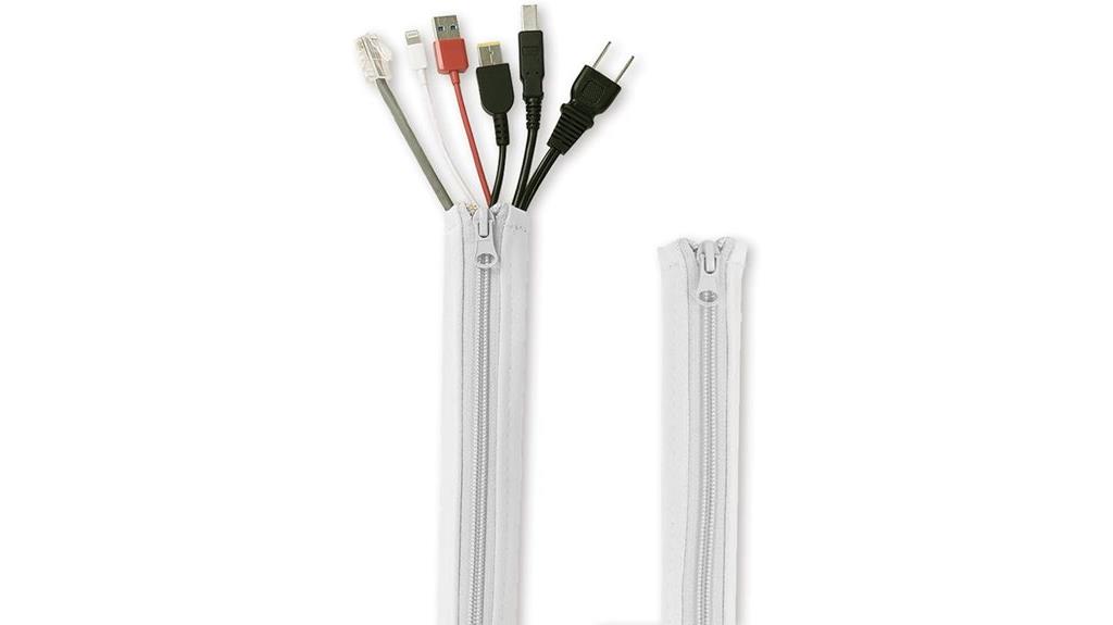 zip up cable sleeve set