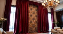 adding sound absorbing fabric coverings