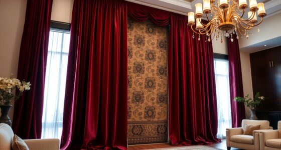 adding sound absorbing fabric coverings