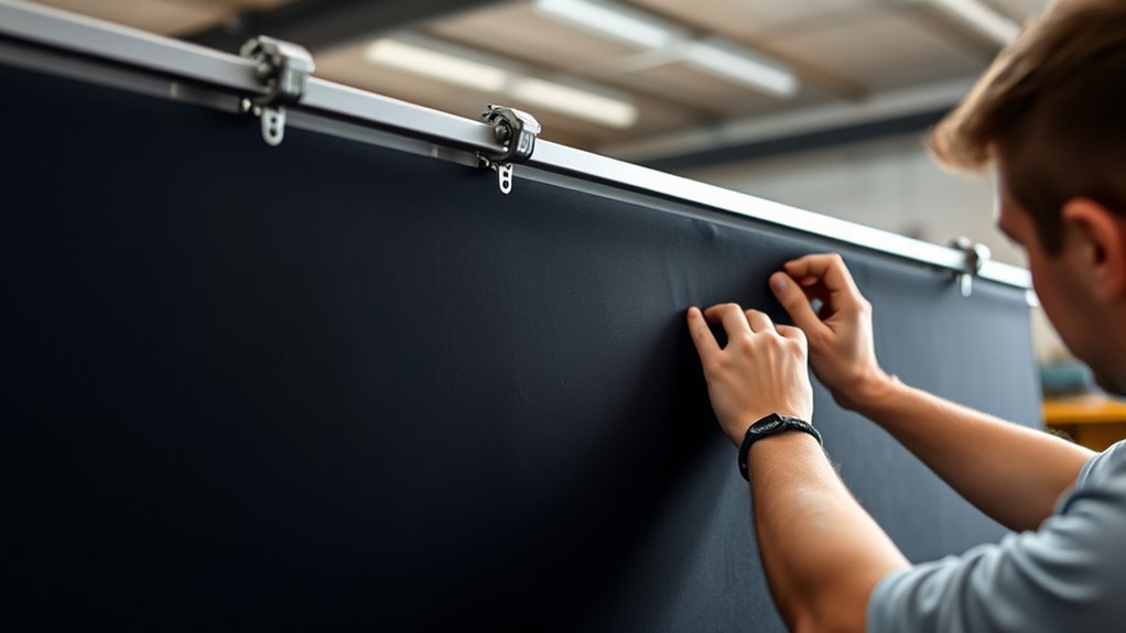 adjust screen tension precisely