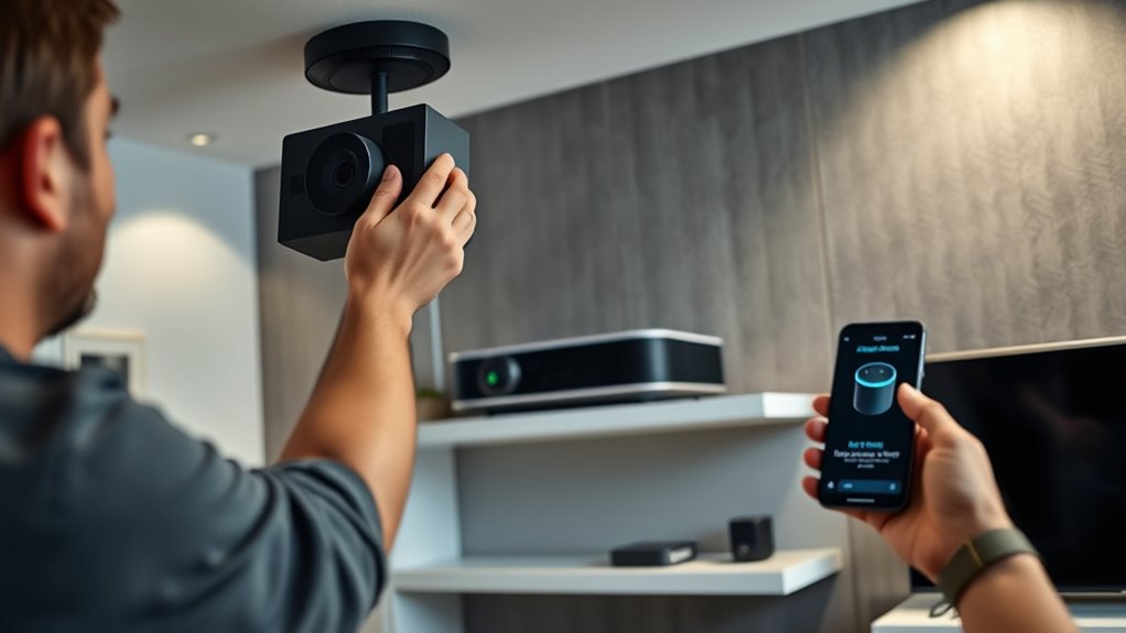 alexa controlled smart projector integration