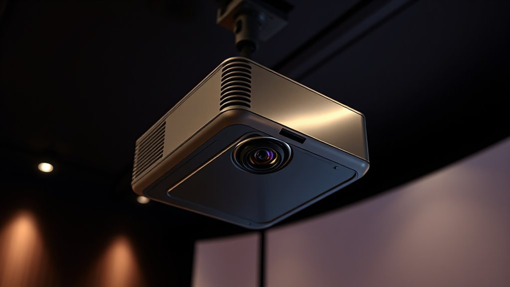 align projector perfectly on curved surface