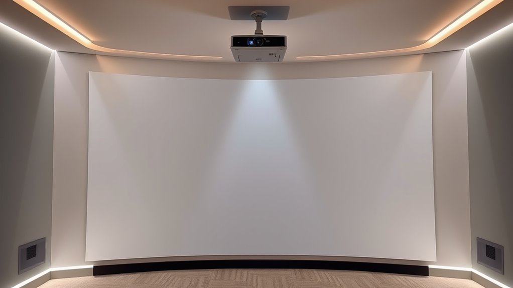 aligning projector for curves