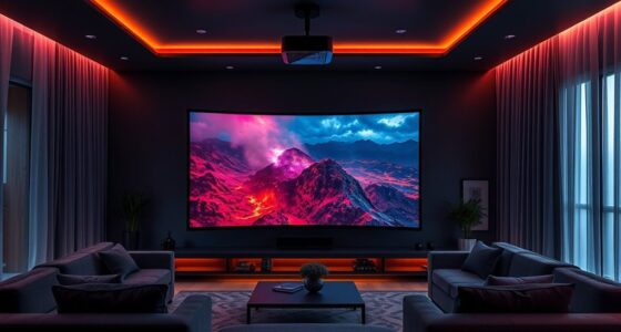 automated movie night setup