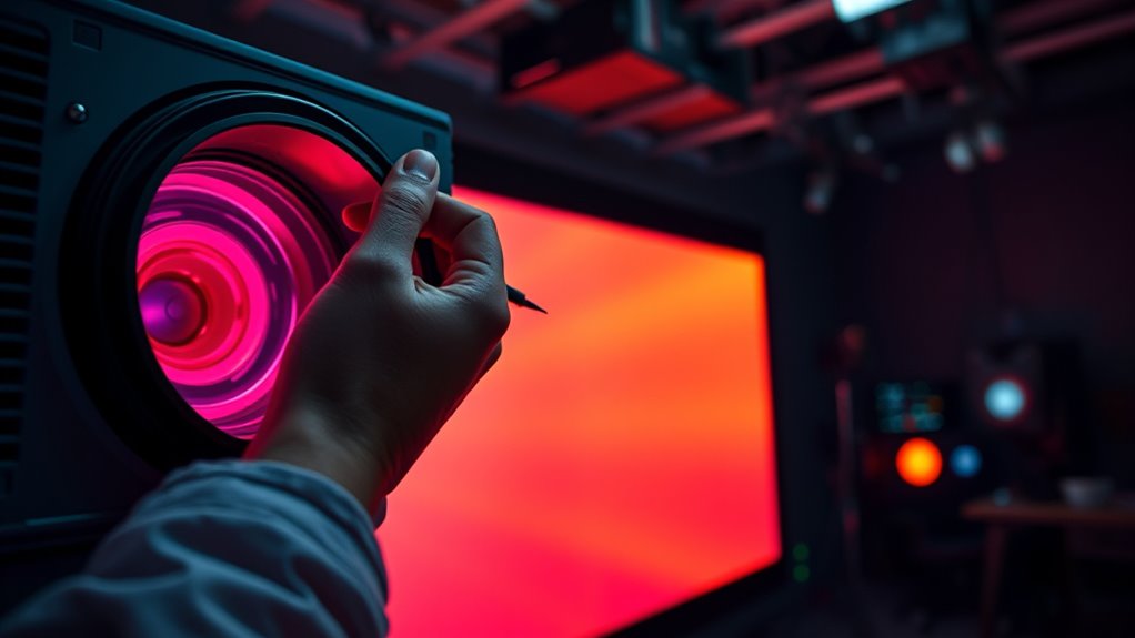 calibrate projector color accuracy