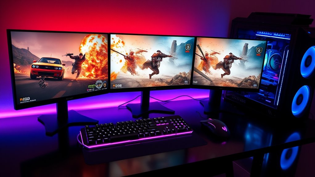 calibrated ergonomic gaming environment