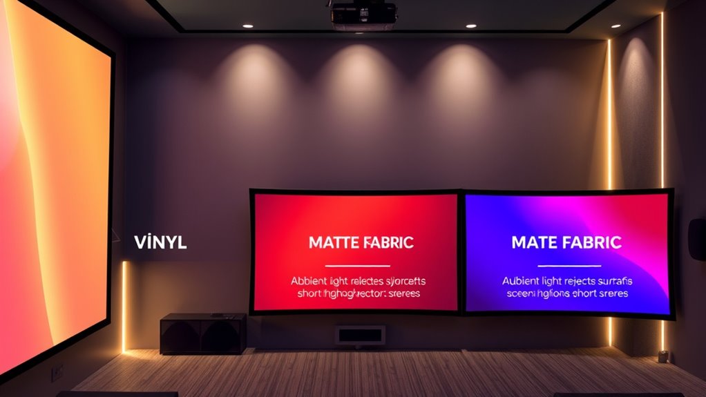 choose appropriate screen gain