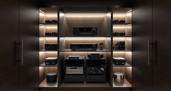 constructing a media storage room