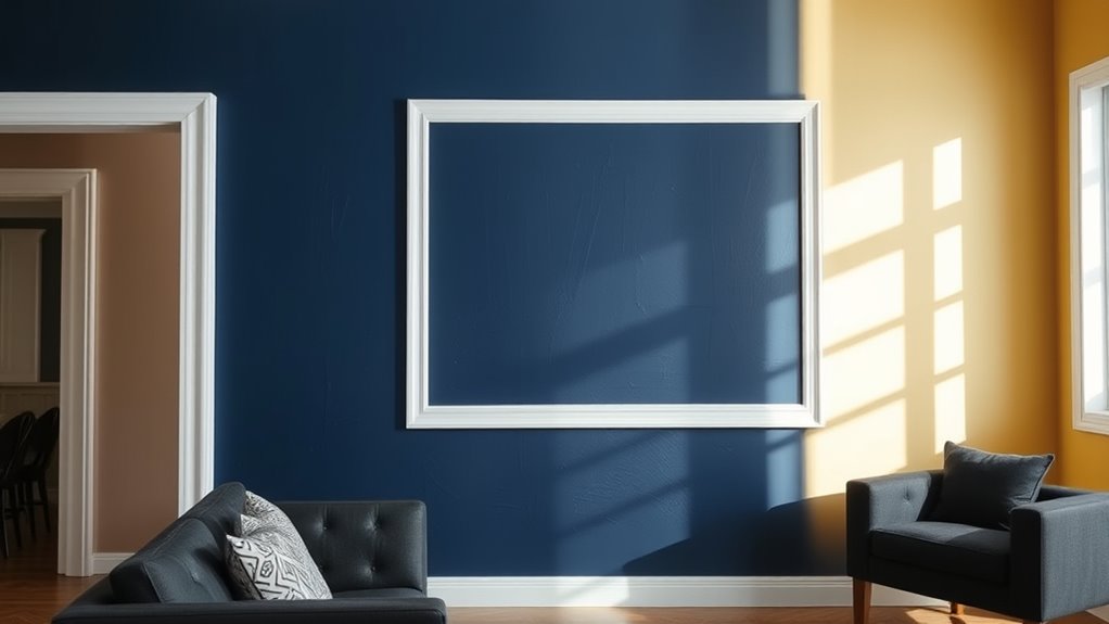 contrast through color and finish