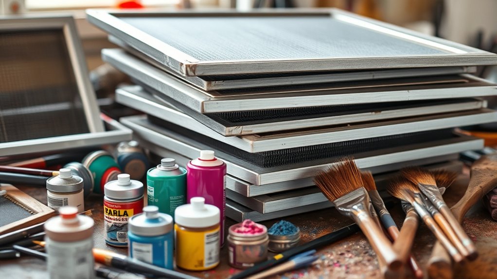 diy screen making supplies