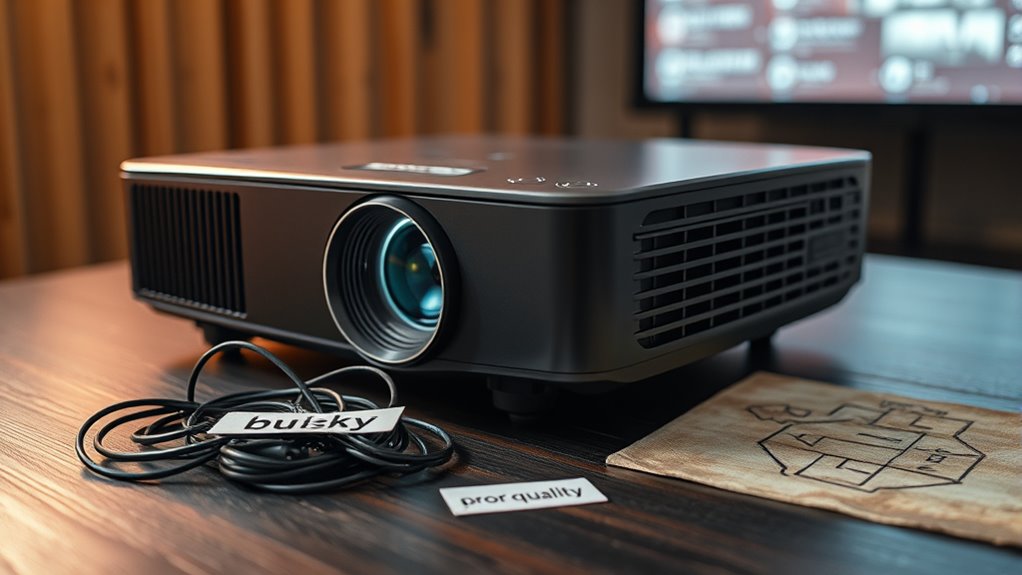 easy projector setup and maintenance