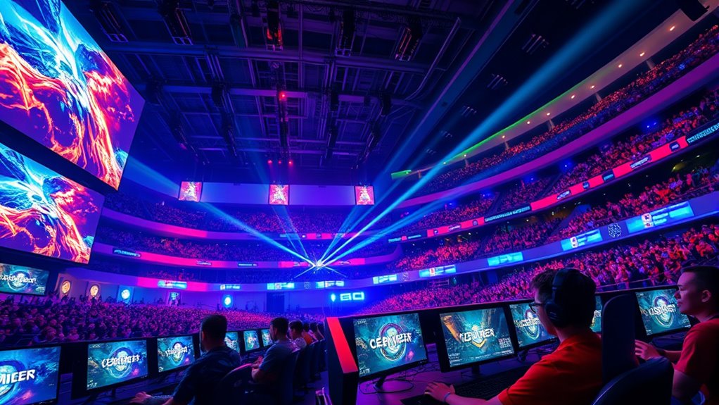 esports tournament projection technology