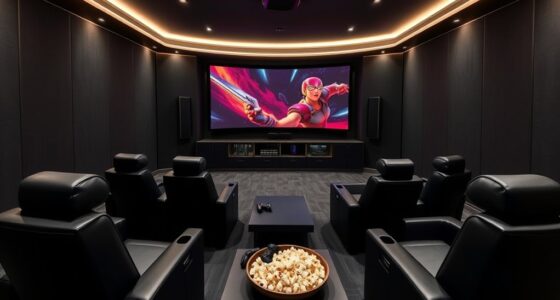 gaming and cinema room