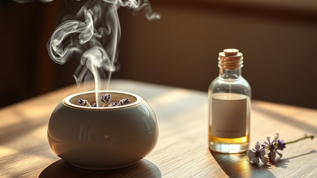 gentle fragrance enhances atmosphere