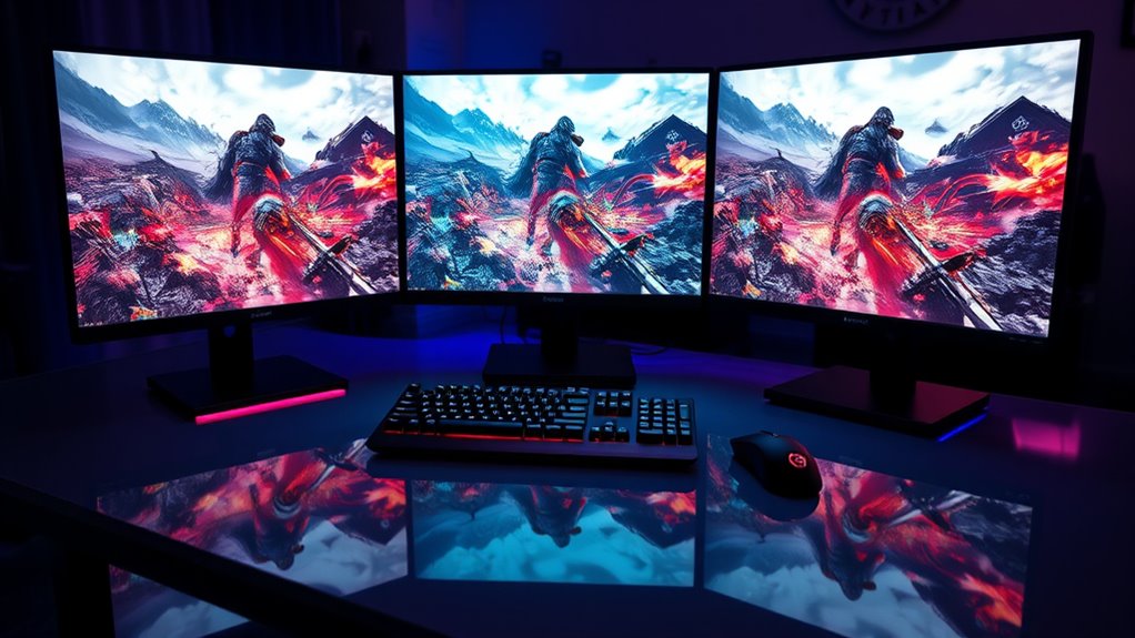 multi screen gaming setup