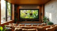 nature inspired home cinemas
