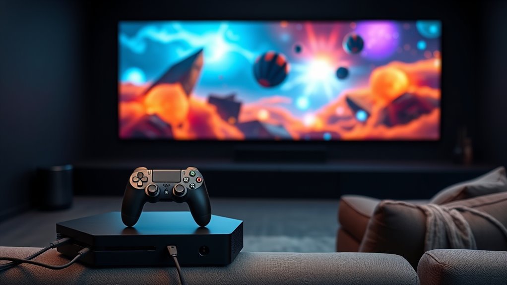 optimal gaming projector setup