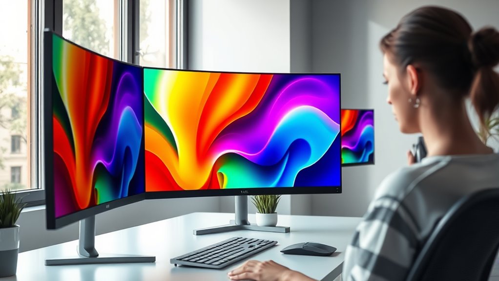 optimal screen viewing position