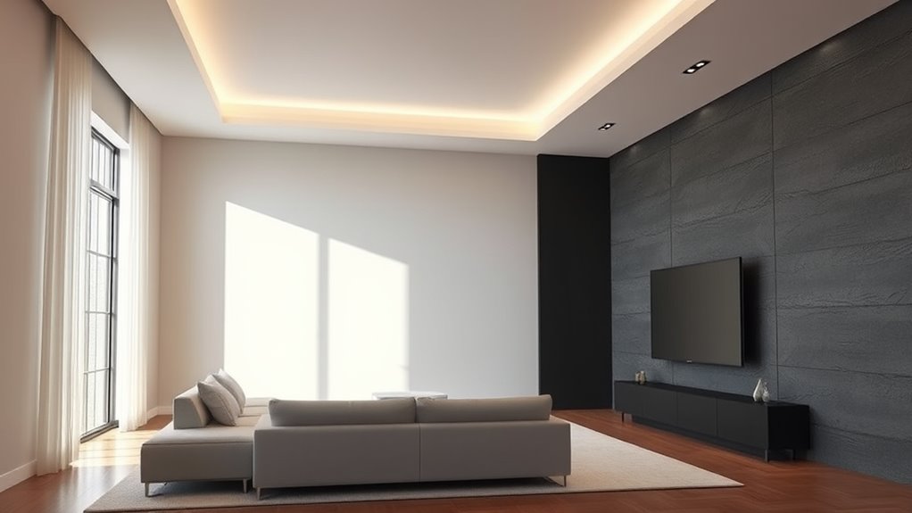 optimal wall projection surface