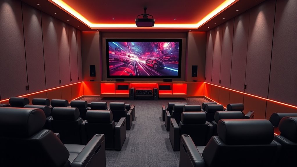 optimize sound and lighting