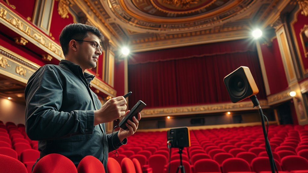optimizing theater acoustic environment