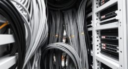 organized wiring and cables