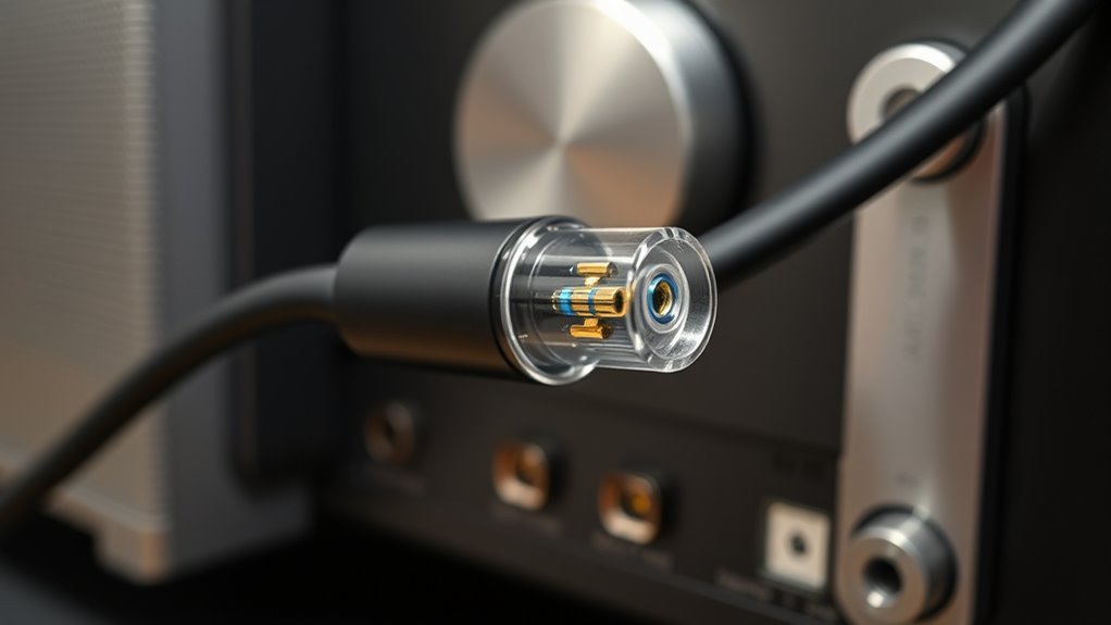 proper optical audio connection