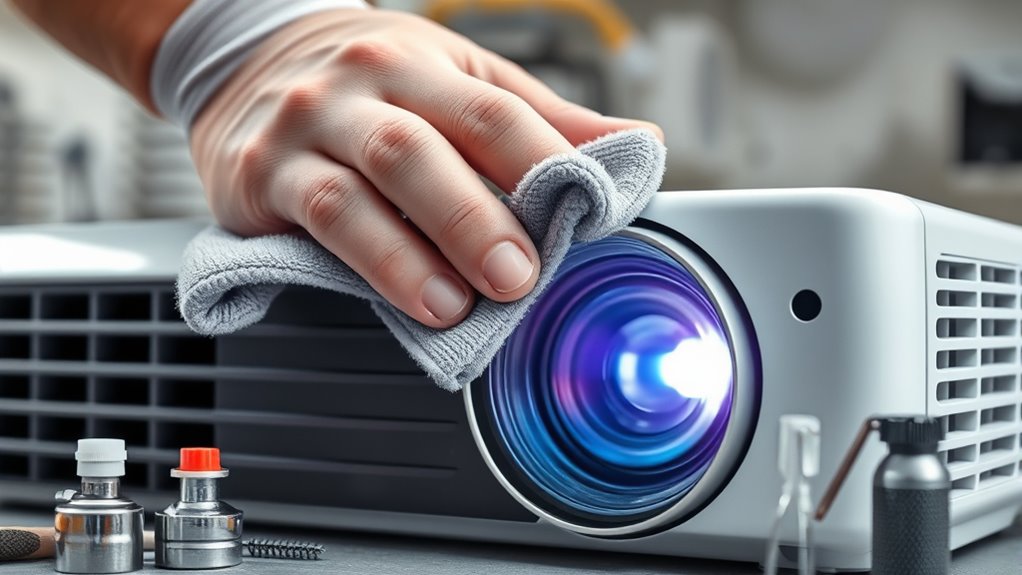 regular cleaning and servicing