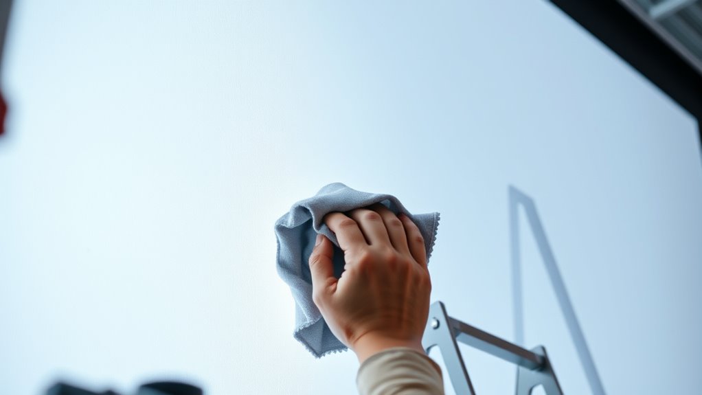 screen cleaning and upkeep