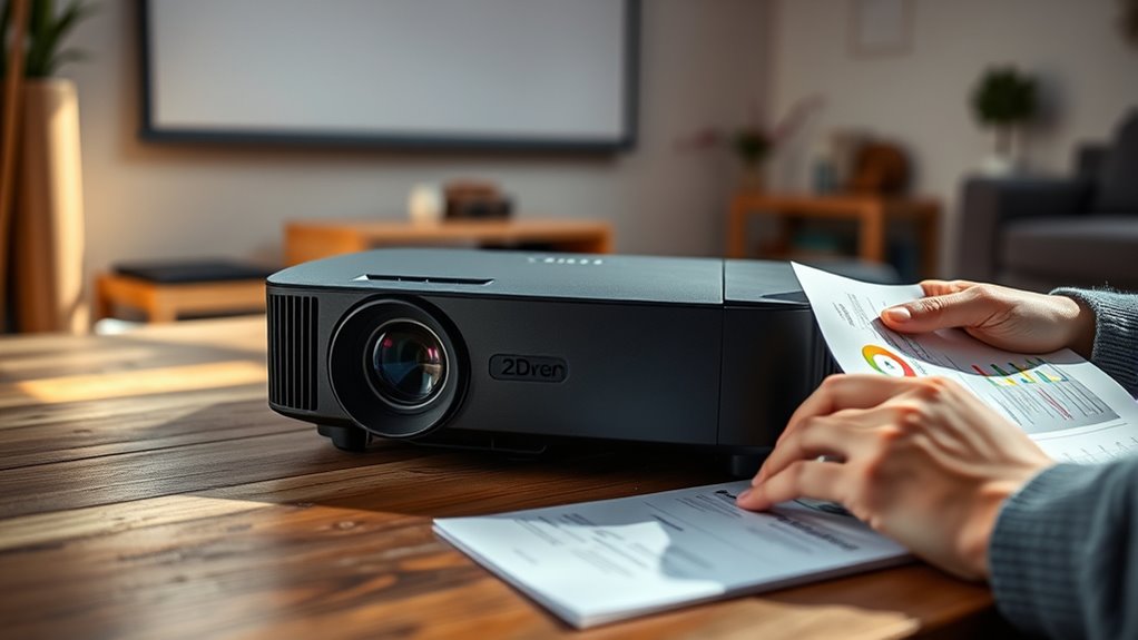 selecting your initial projector