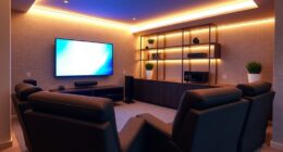 small apartment theater setup