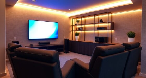 small apartment theater setup