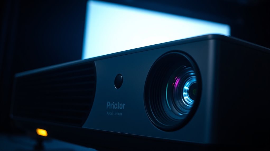 standardized projector brightness measurement