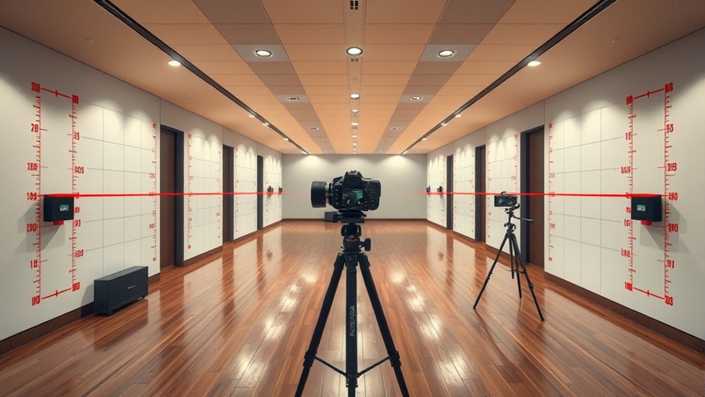 wide room image calibration