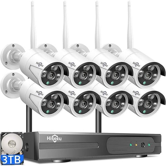 Hiseeu 16-Channel 4K Wireless Security Camera System
