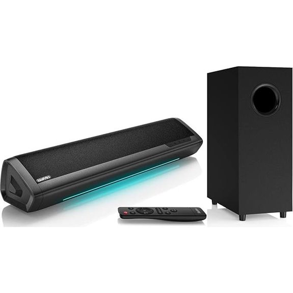 Saiyin 17-Inch 2.1 Sound Bar with Subwoofer