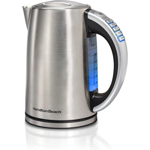 Hamilton Beach 1.7L Electric Kettle with Auto-Shutoff