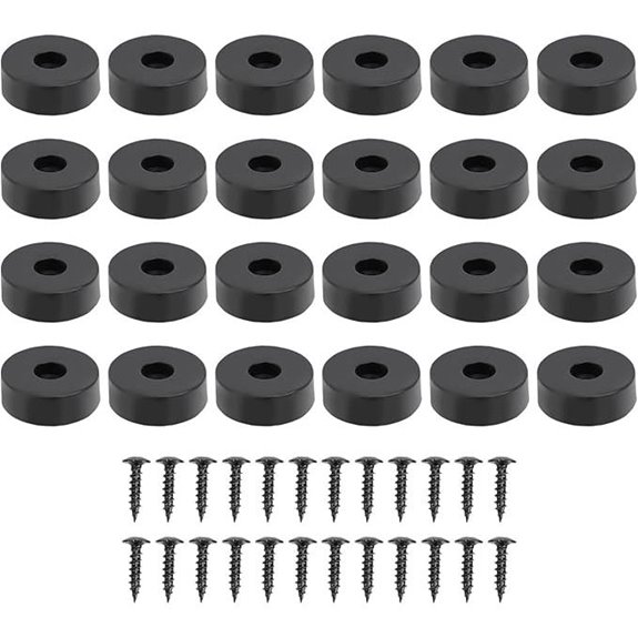 GOWENIC 24PCS Vibration Absorber Pads with Screws
