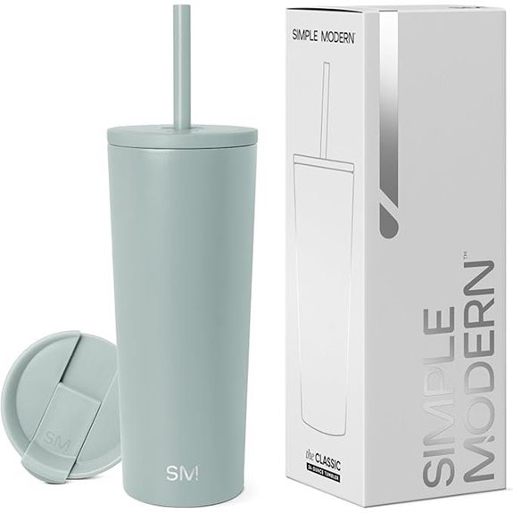 Simple Modern 24oz Insulated Tumbler with Lid and Straw