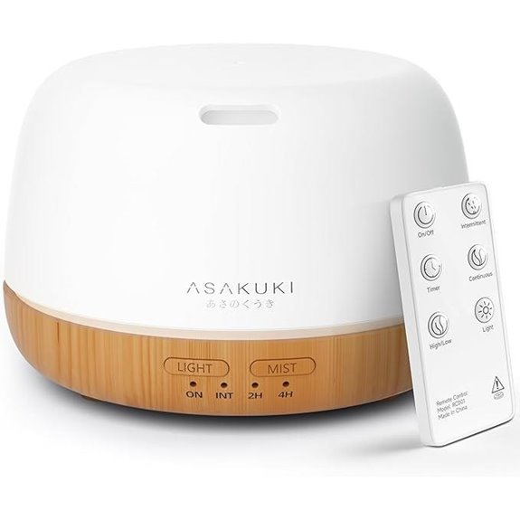 ASAKUKI 300ml Ultrasonic Aromatherapy Diffuser