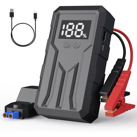 Portable Jump Starter 4000A with LED Flashlight