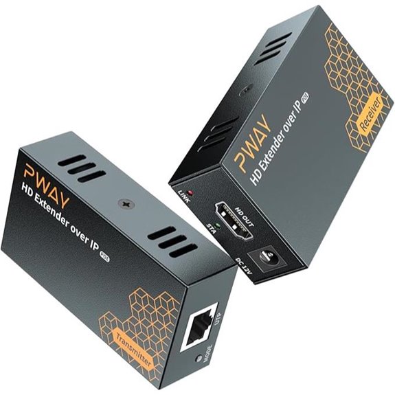PWAYTEK 400Ft HDMI Extender Over Ethernet