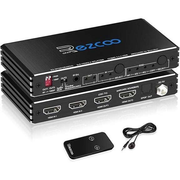 HDMI 2.0 Splitter ARC 4K 60Hz Bi-Directional