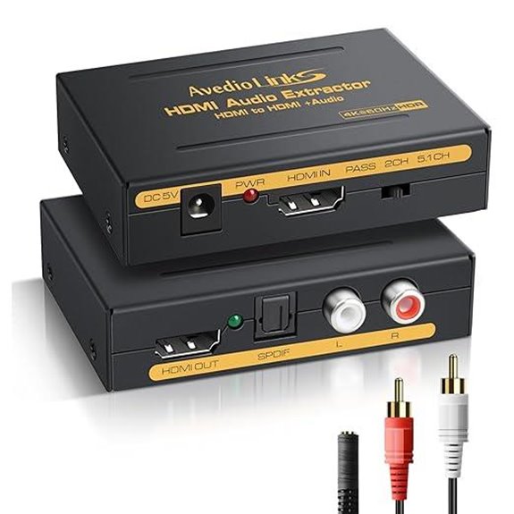 Avedio 4K HDMI Audio Extractor & Splitter