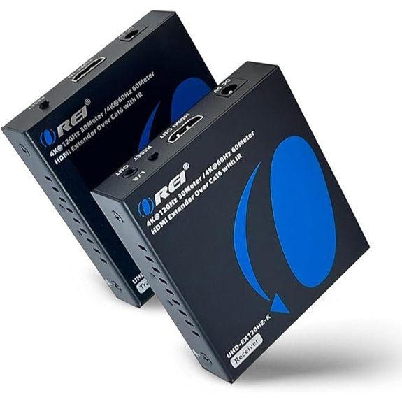 OREI 4K HDMI Over Ethernet Extender with IR & RS-232