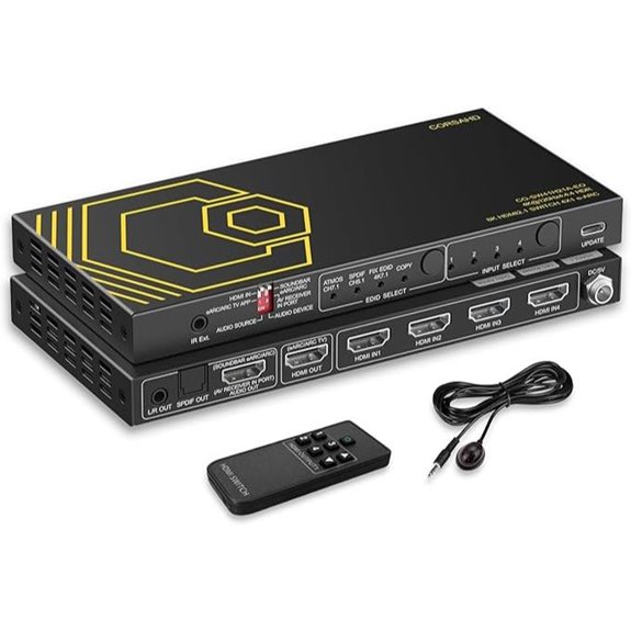 HDMI 2.1 Switch 4x1 with eARC and HDR