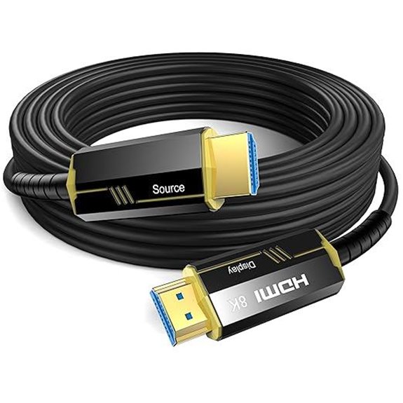 Fiber Optic HDMI Cable 50FT 8K Ultra High Speed