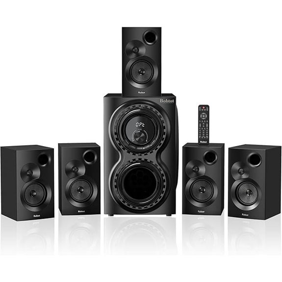 Home Theater 5.1 Surround Sound System with Subwoofer
